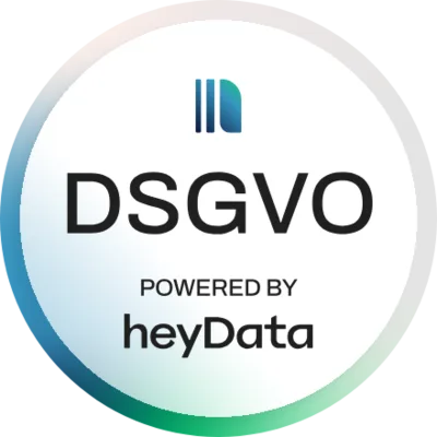 DSGVO-Siegel von heyData (öffnet in neuem Tab)